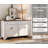 Farmhouse 59" Wide Sideboard Buffet With 4 Doors And 2 Drawers, Adjustable Shelves, White-2105432829