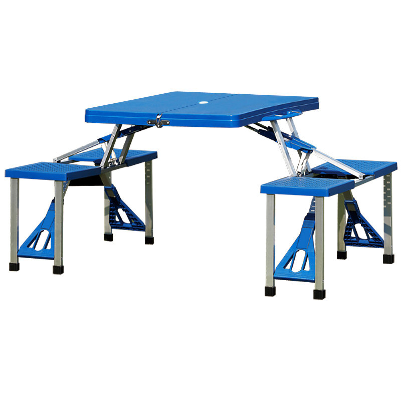Artena Rectangular Outdoor with Umbrella Hole Camping Table - 137 cm W 137 cm D