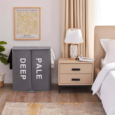 Bhargava Fabric Laundry Hamper with Handles