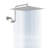 12 Inch Adjustable Extension Arm High-Pressure Rain Shower Head, Rain Fixed Shower Head-118534847