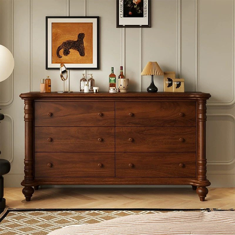 Commode d'appoint Mid-Century, H 33,5 po x l 47,2 po x P 15,7 po