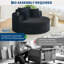 Chaise longue ronde intérieure, canapé circulaire profond en velours côtelé avec porte-gobelets-317274446