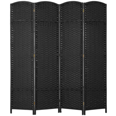 "4-Panel Room Divider, 5.57 Feet Tall, Privacy Screen With Waterproof Wood Frame, Freestanding Partition For Room Separation, Suitable For Indoor And by Ebern Designs