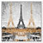 Triple Paris or - Impression sur toile-66813599-66813596