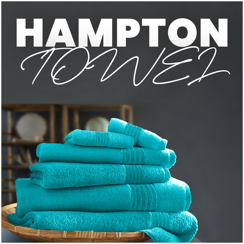 Midweight Bath Towel, Teal, Face Towel - 12 Pack