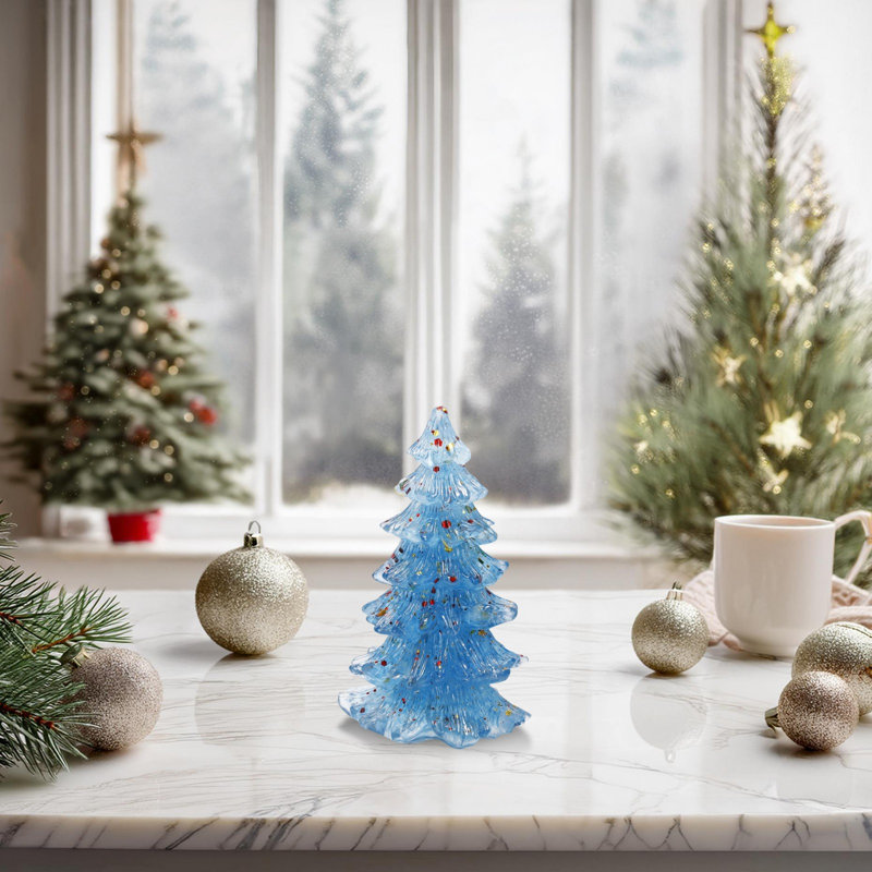 Cristal de sapin de Noël ornement en résine