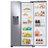 Samsung 22 cu. ft. Counter Depth Side-by-Side Refrigerator with Touch Screen Family Hub-49425571