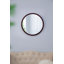 Miroir mural rond en bois-912165431