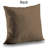 Earthy Tones City - Building Brown Poly Twill Throw Pillow – Poly Twill Throw Pillow with Insert, Double-Sided Print