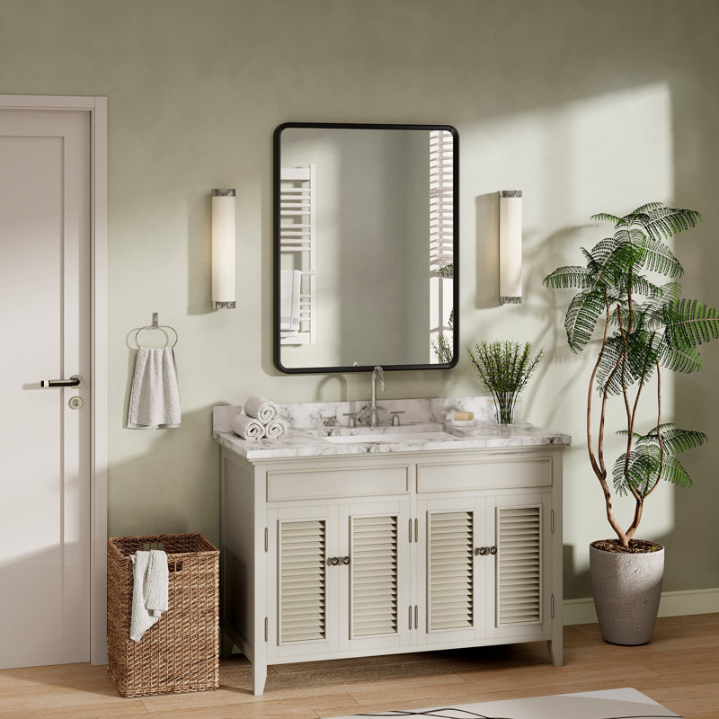 Miroir de meuble-lavabo mural Molly, 36 po x 28 po