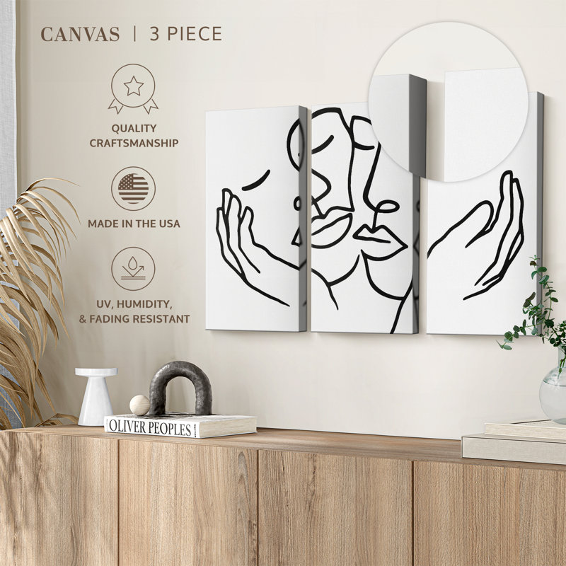 Impression sur toile touchante, H 28 po x l 45 po x P 1,25 po