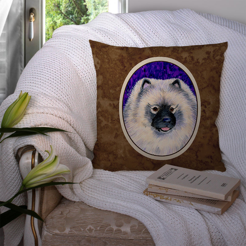 Coussin décoratif intérieur / extérieur Keeshond