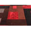 Tapis en laine rouge/brun 7 pi 2 po x 10 pi one-of-kind à la main-noué la new age Mildenhall