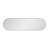 Balducci Contemporary Oval Wall Mirror with Thin Black Frame-1322206099