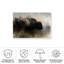 Bison bolognais abstrait sur toile-98044324