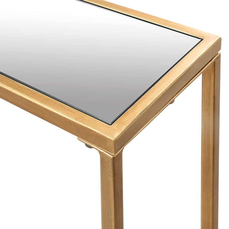 Charlie-Adam 56'' Console Table, Gold, 30" H x 56" W x 8" D