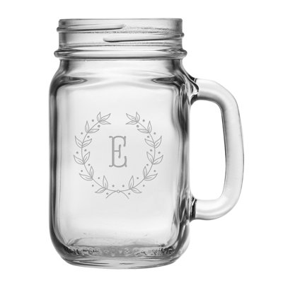 Personalized 16 oz. Mason Jar