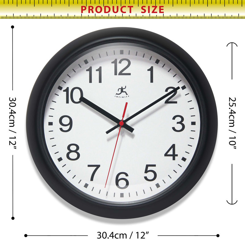 Horloge murale 12 po