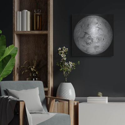 Art mural en métal Latitude Run® «Haumea Dwarf planète» par Luxe