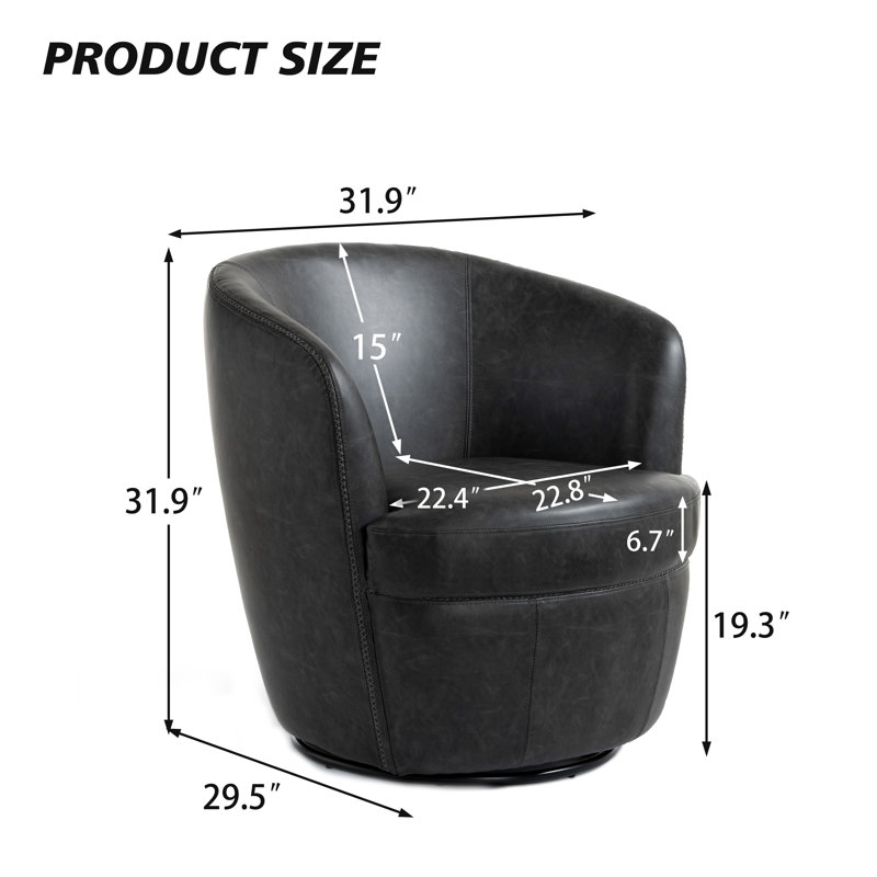 Fauteuil d'appoint Aunna, Noir