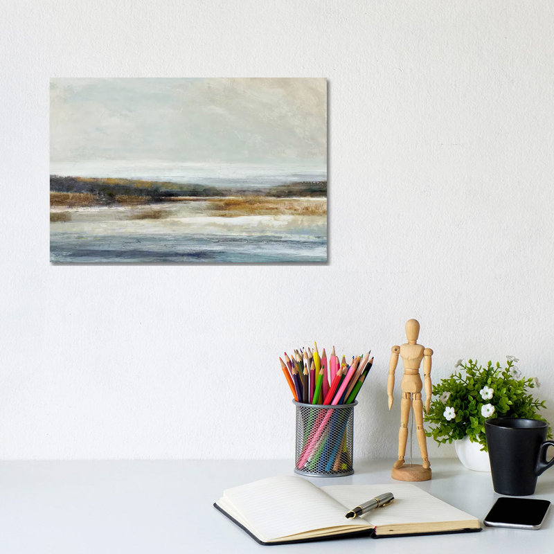 Water's Edge I by Jake Messina - Wrapped Canvas Painting, 20.32 cm H x 30.48 cm W