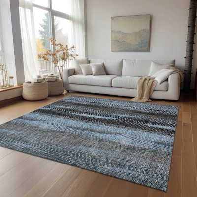 Alta Washable Abstract Indoor / Outdoor Rug