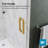 KW03 68 -72 In. W X 76 In. H Single Sliding Frameless Shower Door With 3/8 In. Clear Glass-101548246