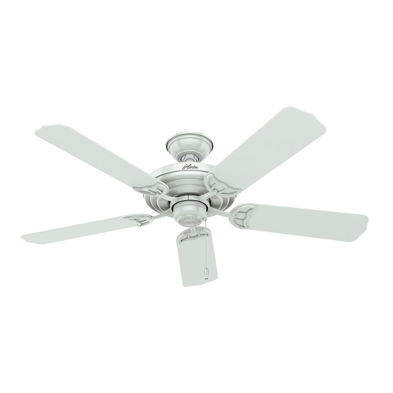 52" Sea Air 5 - Blade Outdoor Standard Ceiling Fan with Pull Chain