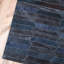 Cowhide Geometric Area Rug in Dark Blue/Gray