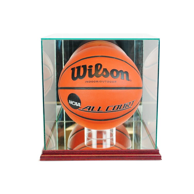 Perfect Cases And Frames 12'' W 12'' D Basketball Glass Ball/Puck Case ...