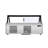 46 in. Countertop Gelato Display Case with 6 Pans and Built-in Glass Sneeze Guard in Stainless-Steel (KM-CGD6P)