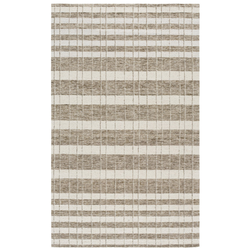 Tapis d'intérieur en laine touffeté à la main genre, 9'-0" x 12'-0" Rectangle