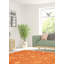 Tapis décoratif en laine de conception unique noué à la main New Age 5 pi 2 po x 7 pi 8 po délavé