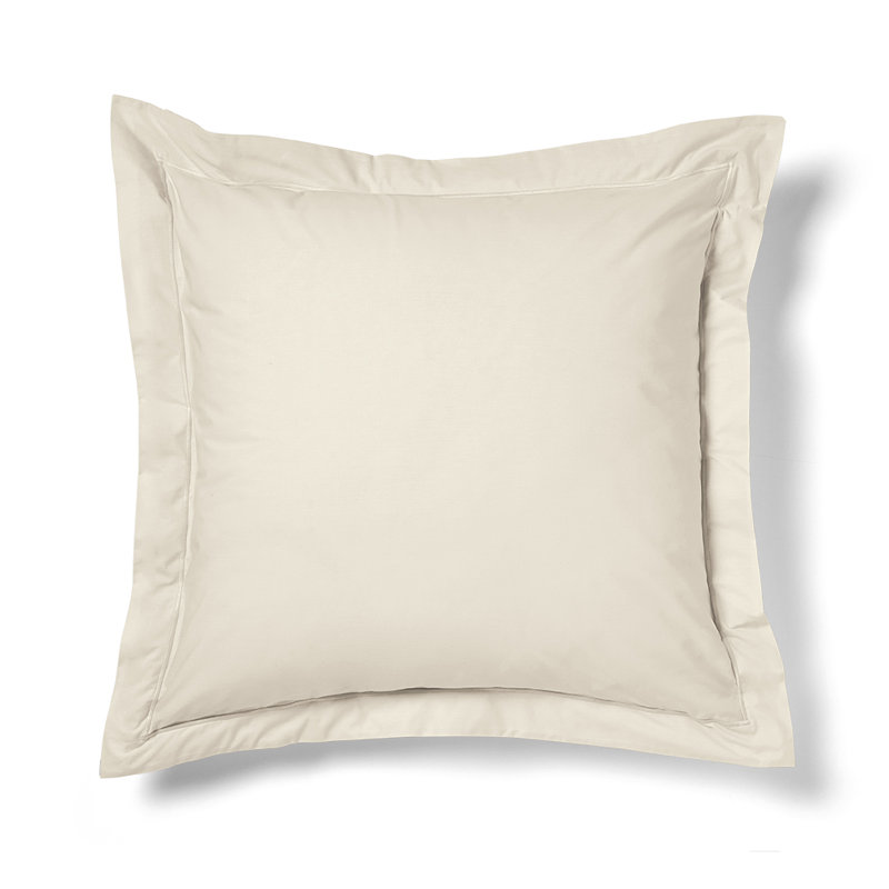 Hazelanne Solid Colour Duvet Cover with Pillowcases, Cream, 140 x 200cm Duvet Cover