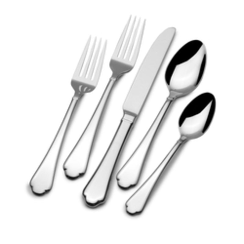 Mikasa Bellamy 20 Piece Flatware Set, Service For 4, 18/10 Stainless Steel