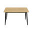 Table et chaise de salle à manger 4 pièces avec un design élégant, des sièges moelleux et une structure moderne en velours
