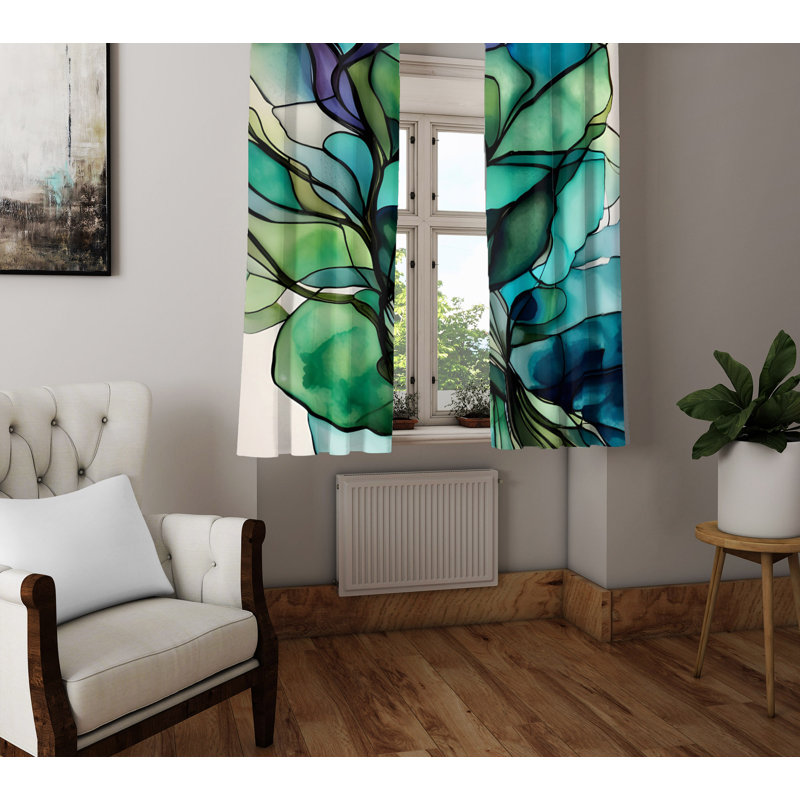 Rideau en polyester Aicen, L 56 po x L 78 po
