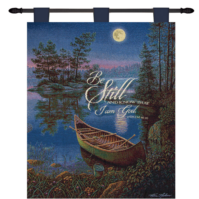  Moonlight Bay Tapestry Wall Hanging 26 x 36 Inch Woven Wall Art