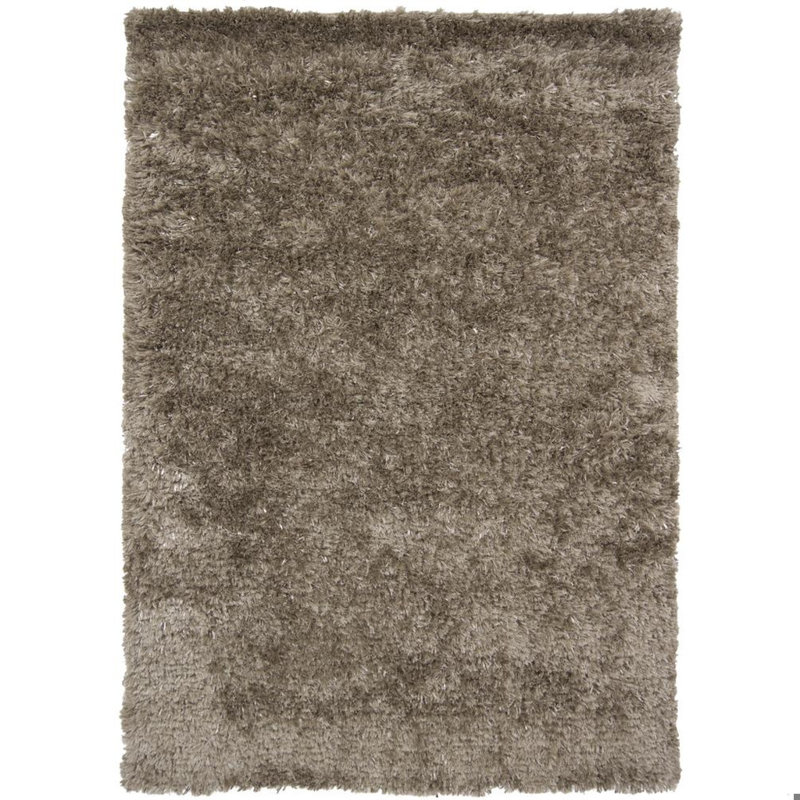 Themis Authentic Hand-Woven Handmade High Pile Modern Ribbon & Strands Shag Polyester Area Rug