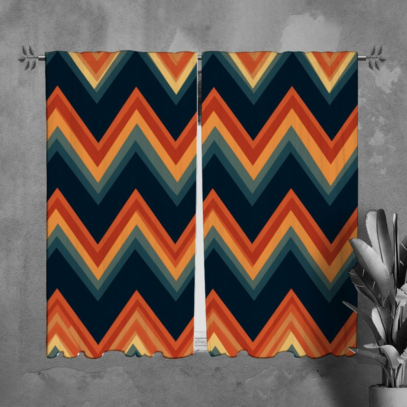 Paire de rideaux obscurcissant en polyester Juliaanne, L 20 po x L 61 po