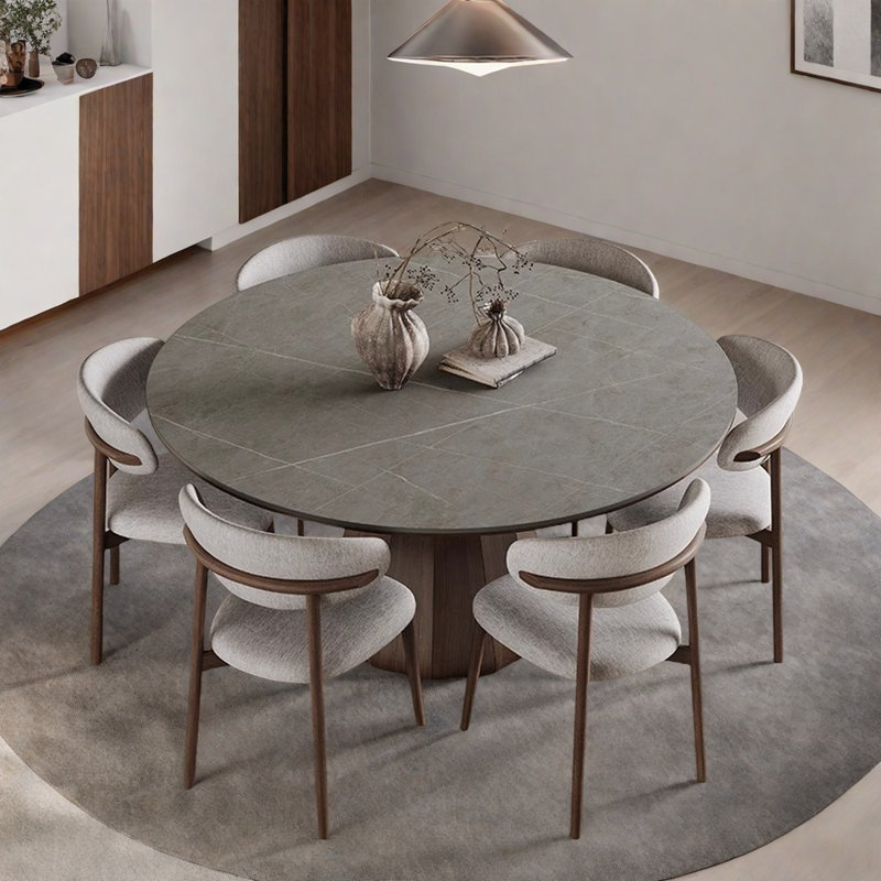 Ensemble de table moderne en bois massif, H 29,52 po x L 59,05 po x l 59,05 po