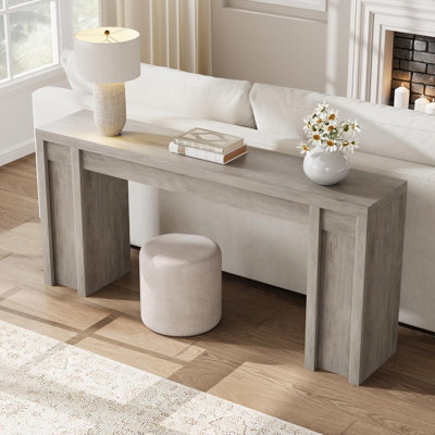 Modern 70.8" Console Table – Thick Wood Design for Entryway, Behind Sofa & Hallway