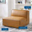 Fauteuil modulaire en cuir Crumbley Vegan