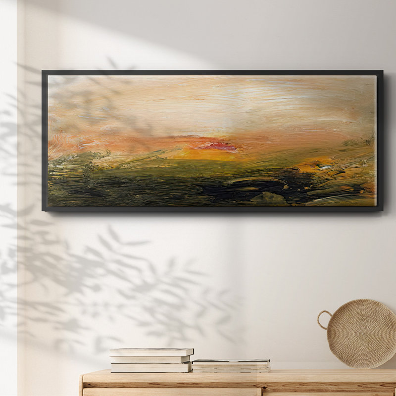 Lingering Light I- Framed Canvas