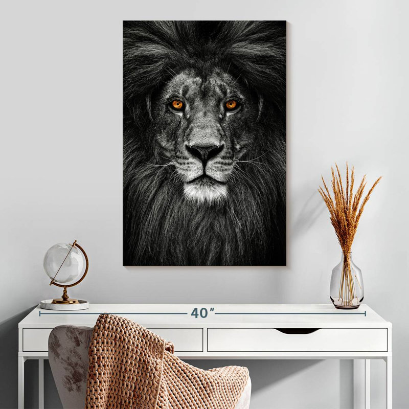 Brampt Dignified Lion Head, 30" H x 20" W