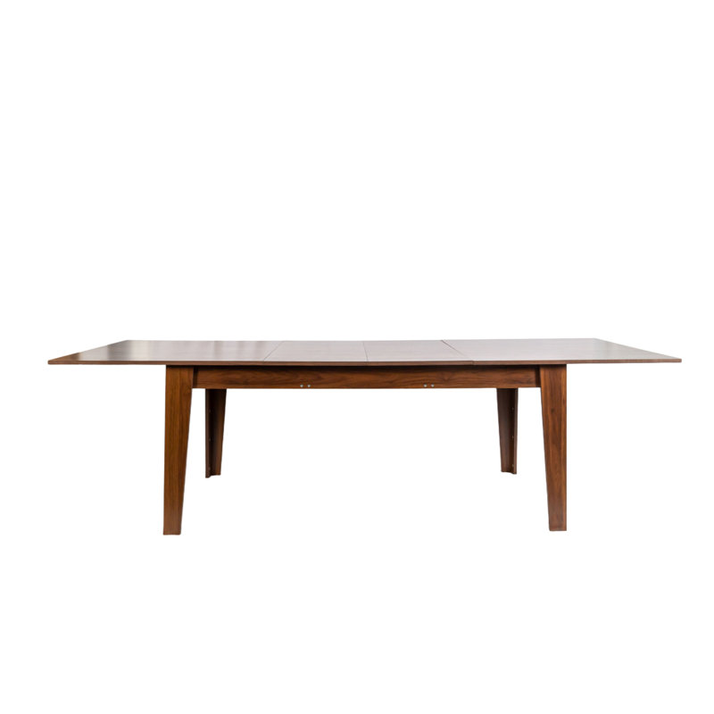 Table de salle à manger, grande table de cuisine extensible de 106,3 po, Noyer