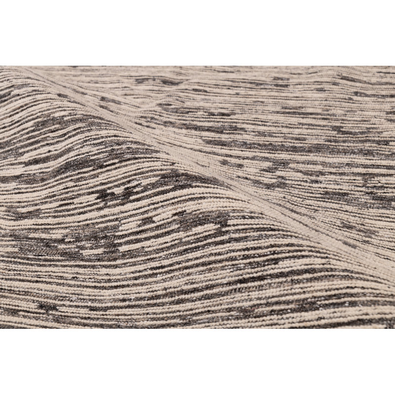 Paras Hand Knotted Khaki Area Rug, Rectangle 12' x 15'