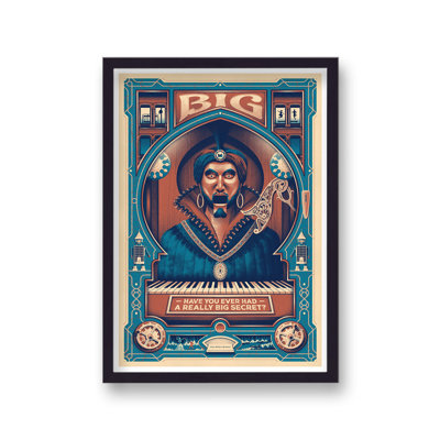 BIG Reimagined Movie Poster - Single Picture Frame Print