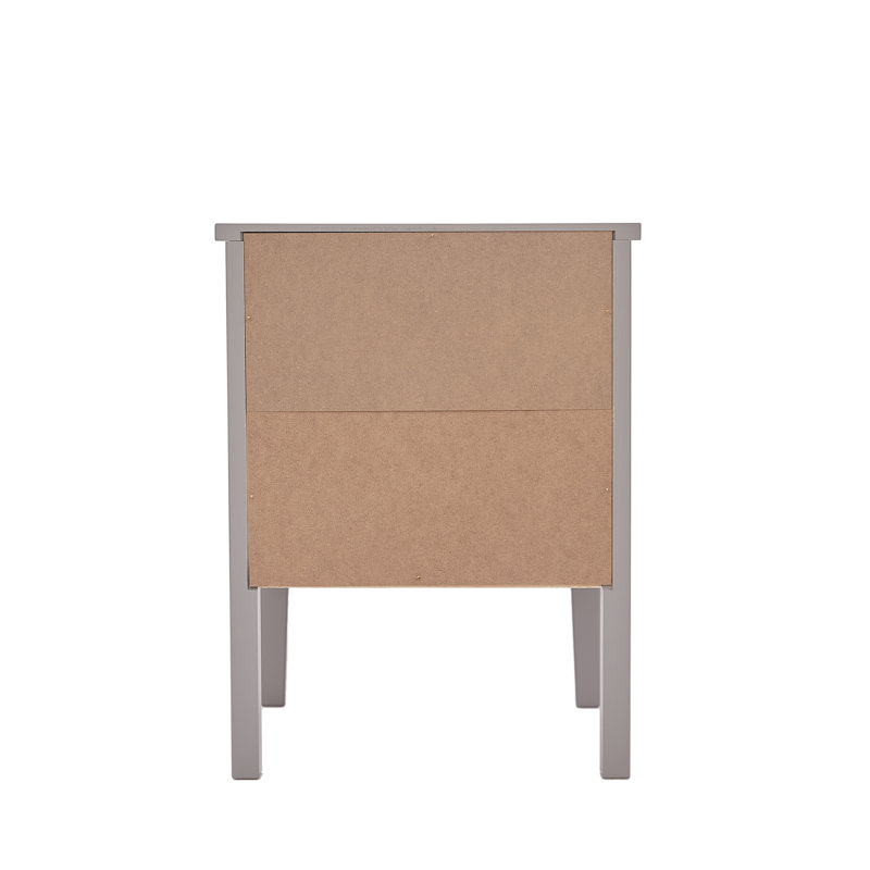 Tharptown 45cm W Bedside Table, Grey