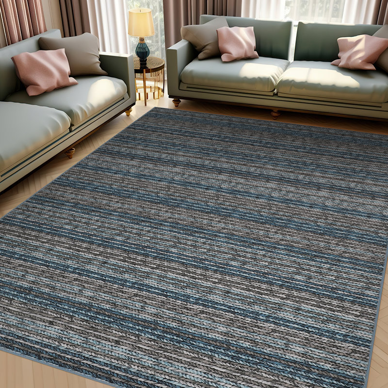 Tapis abstrait lavable à la machine Tapis antidérapant de conception moderne Tapis durable Tapis facile à nettoyer